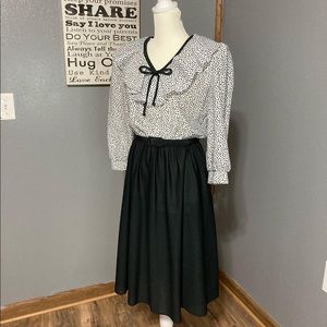 Vintage Tabby of California Polka Dotted Dress